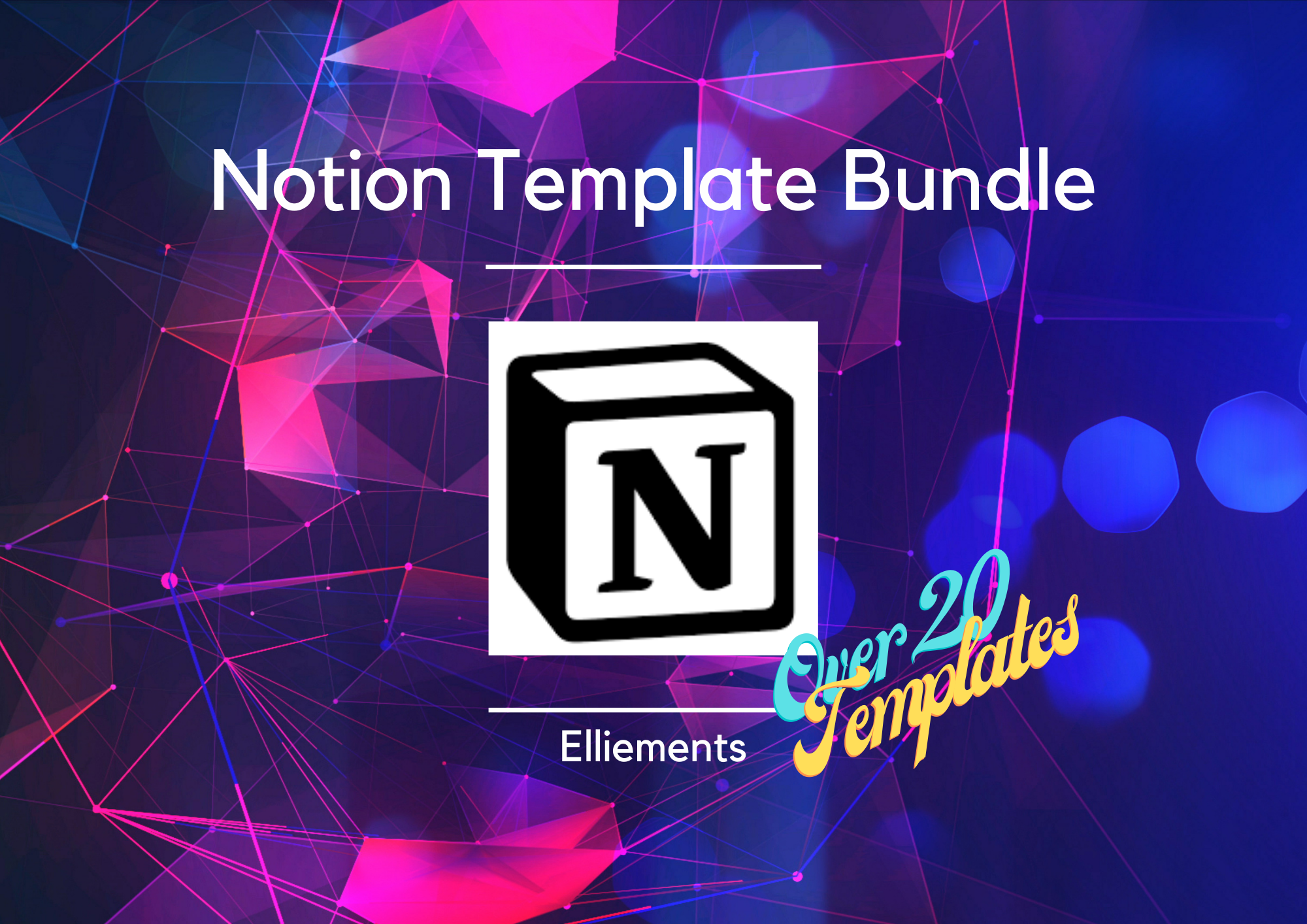 Notion template bundle planner